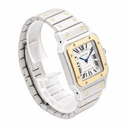 Santos de Cartier Galbée Medium 32mm W20099C4 Two-Tone Watch
